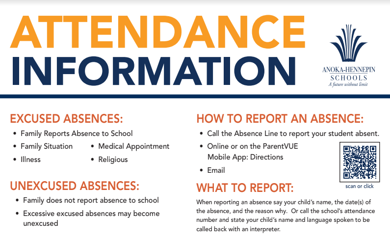 Attendance information